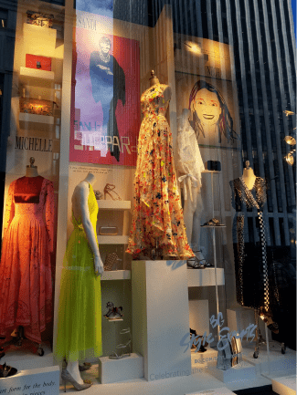 「Best Window design for NY Fashion Week 」